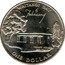 New Zealand One Dollar 25th Anniversary of the Accession of Queen Elizabeth II - Waitangi Day 1977 KM# 46 WAITANGI DAY 6 FEBRUARY TREATY HOUSE WAITANGI ONE DOLLAR coin reverse