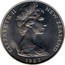New Zealand One Dollar 50th Anniversary of New Zealand Coinage 1983 KM# 53 ELIZABETH II NEW ZEALAND 1983 coin obverse