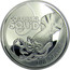 New Zealand One Dollar Colossal squid 2009 (m) Prooflike KM# 326 COLOSSAL SQUID ONE DOLLAR coin reverse
