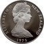 New Zealand One Dollar Elizabeth II 1975 Proof KM# 38.2 ELIZABETH II NEW ZEALAND *YEAR* coin obverse