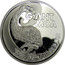 New Zealand One Dollar Giant Moa 2009 (m) Prooflike KM# 325 GIANT MOA ONE DOLLAR coin reverse