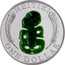 New Zealand One Dollar Heitiki 2010 (m) Proof KM# 341 HEITIKI ONE DOLLAR coin reverse
