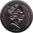 New Zealand One Dollar Kakapo Bird 1986 KM# 57 ELIZABETH II NEW ZEALAND 1986 RDM coin obverse