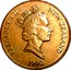 New Zealand One Dollar (Kiwi) KM# 78 ELIZABETH II NEW ZEALAND *YEAR* RDM coin obverse