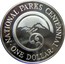 New Zealand One Dollar National Parks Centennial 1987 (l) Proof KM# 65a NATIONAL PARKS CENTENNIAL ∙ONE DOLLAR∙ coin reverse