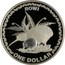 New Zealand One Dollar Rowi Kiwi - Smaller 2005 (w) Proof. Mintage includes 500 struck in 2008 for sets. KM# 153a ROWI ONE DOLLAR coin reverse