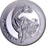 New Zealand One Dollar Titanosaurus 2010 (m) Prooflike KM# 340 TITANOSAURUS ONE DOLLAR coin reverse