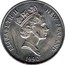 New Zealand One Dollar Treaty of Waitangi 1990 KM# 76 ELIZABETH II NEW ZEALAND 1990 RDM coin obverse