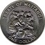 New Zealand One Dollar Treaty of Waitangi 1990 KM# 76 TREATY OF WAITANGI ONE DOLLAR coin reverse