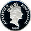 New Zealand One Dollar Treaty of Waitangi 1990 Proof KM# 76a ELIZABETH II NEW ZEALAND 1990 RDM coin obverse
