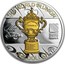 New Zealand One Dollar Webb Ellis Cup 2011 (m) Proof KM# 346 THE WORLD IN UNION ONE DOLLAR RUGBY WORLD CUP 2011 THE WEBB ELLIS CUP coin reverse