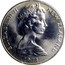 New Zealand One Dollar X British Commonwealth Games 1974 KM# 44 ELIZABETH II NEW ZEALAND 1974 coin obverse