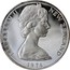 New Zealand One Dollar X British Commonwealth Games 1974 Proof KM# 44a ELIZABETH II NEW ZEALAND 1974 coin obverse