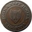 UK One Farthing Worcester - John Knapp Junior 1813  JOHN KNAPP JUNIOR ∙ VIGORNIA ∙ coin obverse