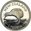New Zealand One Florin Elizabeth II (1st portrait) 1965 Proof KM# 28.2 NEW∙ZEALAND ONE∙FLORIN∙*YEAR* KG coin reverse