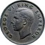New Zealand One Florin George VI 1947 KM# 10.2a GEORGE VI KING EMPEROR HP coin obverse