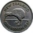 New Zealand One Florin George VI 1947 KM# 10.2a NEW∙ZEALAND ONE∙FLORIN∙1947 KG coin reverse