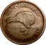New Zealand One Florin George VI 1950 KM# 18 NEW∙ZEALAND ONE∙FLORIN∙*YEAR* coin reverse