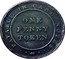 UK One Penny Birmingham - Union Copper Company 1812  ONE PENNY TOKEN PAYABLE IN CASH NOTES coin reverse