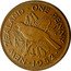 New Zealand One Penny (George VI) KM# 21 NEW ZEALAND∙ONE PENNY ∙*YEAR*∙ coin reverse