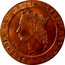 UK One Penny Joseph Moore Pattern 1860 VICTORIA DEI GRATIA BRITT : REG : F : D : coin obverse