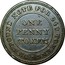 UK One Penny Montgomeryshire - Glanclywedog Factory 1813  ONE POUND NOTE FOR 240 TOKENS ∙ ONE PENNY TOKEN coin reverse