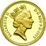 UK One Pound Dragon of Wales 1995 Proof KM# 969 ELIZABETH II D∙G∙REG∙F∙D∙1995 RDM coin obverse