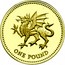 UK One Pound Dragon of Wales 1995 Proof KM# 969 ONE POUND coin reverse