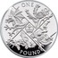 UK One Pound Last Round Pound 2016 ONE POUND GKC coin reverse