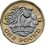 UK One Pound Nations of the Crown 2017 ONE POUND D.P coin reverse