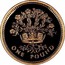 UK One Pound Northern Ireland Flax Plant 2008 ONE POUND coin reverse