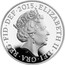 UK One Pound Royal Arms 2015 Proof KM# 1341a ELIZABETH II∙DEI∙GRA∙REG∙FID∙DEF∙2015∙ J.C coin obverse