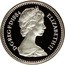 UK One Pound Scottish Thistle 1984 Proof KM# 934a D∙G∙REG∙F∙D∙1984 ELIZABETH∙II coin obverse