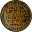 New Zealand Penny (1860-1869) KM# Tn39.2 Trade Tokens ONE PENNY TOKEN PAYABLE AT L. LEVY'S LAMBTON QUAY LEATHER & GRINDERY OF ALL DESCRIPTION THE TRADE SUPPLIED coin reverse