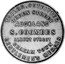 New Zealand Penny Coombes S. - Auckland 1874 KM# Tn15 TAILOR OUTFITTER QUEEN STREET AUCKLAND S.COOMBES ALBERT STREET GRAHAM TOWN GENTLEMENS MERCER coin reverse
