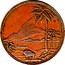 New Zealand Penny Gilmour John - New Plymouth 1875 KM# Tn21 JOHN GILMOUR coin obverse