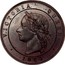 UK Penny Joseph Moore Pattern 1860 VICTORIA QUEEN 1860 coin obverse