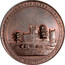 UK Penny Kinrosshire - Loch Leven / Castle 1797  * LOCH LEVEN PENNY 1797 * Q.MARY IMPRISONED IN THE ISLE AND CASTLE.A.D.1567 P.K.FECIT. coin obverse