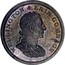 New Zealand Penny Levy Lipman - Wellington (1857) KM# Tn40 WELLINGTON & ERIN GO BRAGH coin obverse
