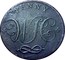 UK Penny Stafford - William Horton 1801  PENNY coin reverse