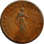 UK Penny Token Sheffield Overseers Of The Poor 1813  SHEFFIELD PENNY TOKEN coin obverse