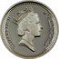 UK Pound 25th Anniversary of Decimal Currency Celtic Cross 1996 Proof KM# 972a ELIZABETH II D∙G∙REG∙F∙D∙1996 RDM coin obverse