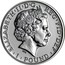 UK Pound Britannia 2013 British Royal Mint Proof KM# 1257 ELIZABETH'II'D'G REG'FID'DEF '1'POUND' IRB coin obverse