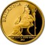 UK Pound Britannia 2013 British Royal Mint Proof KM# 1269 BRITANNIA 1/20 OUNCE FINE GOLD 2013 coin reverse
