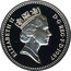 UK Pound English Oak 1987 Proof KM# 948a ELIZABETH II D∙G∙REG∙F∙D∙1992 RDM coin obverse