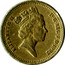 UK Pound English Oak 1992 KM# 948 ELIZABETH II D∙G∙REG∙F∙D∙1987 RDM coin obverse
