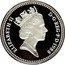 UK Pound Royal Shield 1988 Proof KM# 954a ELIZABETH II D∙G∙REG∙F∙D∙1988 RDM coin obverse