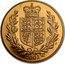 UK Sovereign Queen Elizabeth II, Golden Jubilee 2002 Proof KM# 1026 2002 TN coin reverse