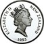 New Zealand Two Dollars Sacred Kingfisher 1993 Proof KM# 87a ELIZABETH II NEW ZEALAND 1993 RDM coin obverse