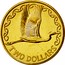 New Zealand Two Dollars White Heron 1996 (l) Proof KM# 79 TWO DOLLARS coin reverse